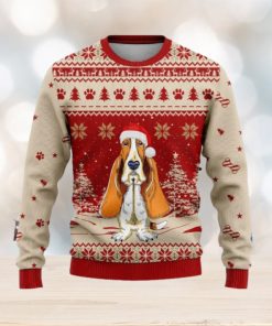 Basset Hound Christmas Winter Ugly Sweater Gift For Dog Lover, Funny Christmas