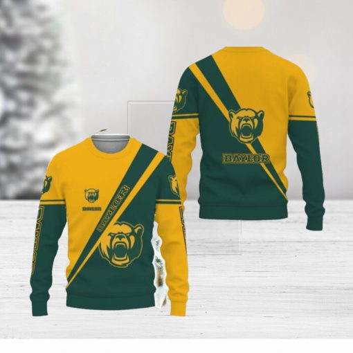 Baylor Bears Style Knitted Xmas Sweater For Fans