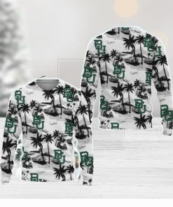 Baylor Bears Tropical Patterns Ugly Christmas Sweater