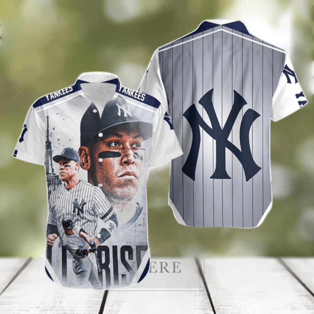 Beach Shirt 99 New York Yankees Aaron Judge All Rise Hawaiian