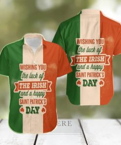 Beach Shirt Hawaiian Aloha Shirts Wishing You The Luck Of The Irish