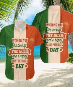 Beach Shirt Hawaiian Aloha Shirts Wishing You The Luck Of The Irish