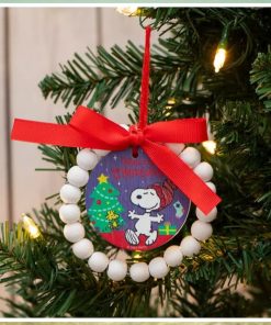 Beaded Snoopy Ornament