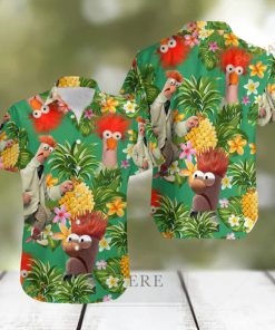 Beaker Muppet Tropical Pineapple Hawaiian Shirt