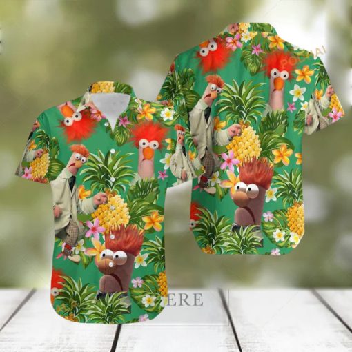 Beaker Muppet Tropical Pineapple Hawaiian Shirt