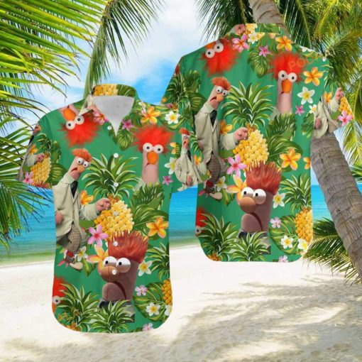 Beaker Muppet Tropical Pineapple Hawaiian Shirt