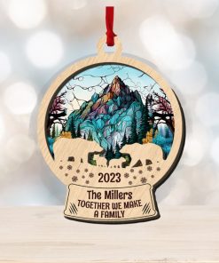 Chicago Bears Christmas Merry Christmas Circle Ornament