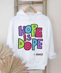 Beastphilanthropy Mrbeast Hope Is Dope shirt, hoodie, sweater, long sleeve and tank top Beastphilanthropy Mrbeast Hope Is Dope shirt
