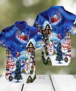 Beautiful Christmas Sky Hawaiian Aloha Shirts