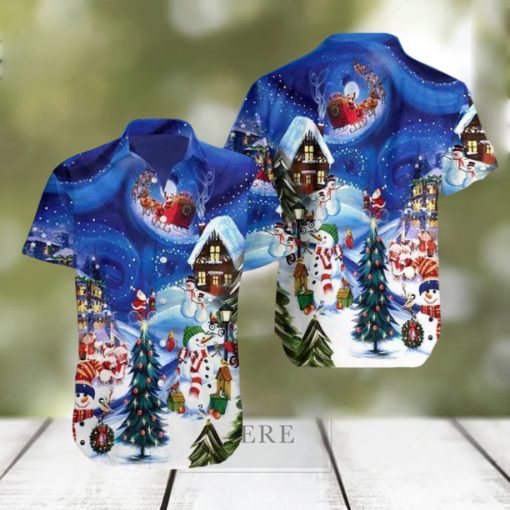 Beautiful Christmas Sky Hawaiian Aloha Shirts