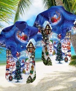 Beautiful Christmas Sky Hawaiian Aloha Shirts