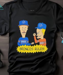 Beavis and Butt Head Boise State Broncos Rules NCAA T Shirt