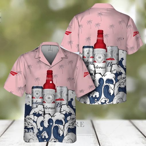 Beer Budweiser Hawaiian Shirt Gift For Beach Vacation