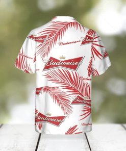 Beer Budweiser Hawaiian Shirt,Aloha Shirt,Palm Leaves Pattern All Over Print