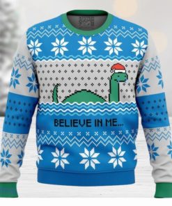 Believe In Me…Nessie Ugly Christmas Sweater Gift For Men And Women