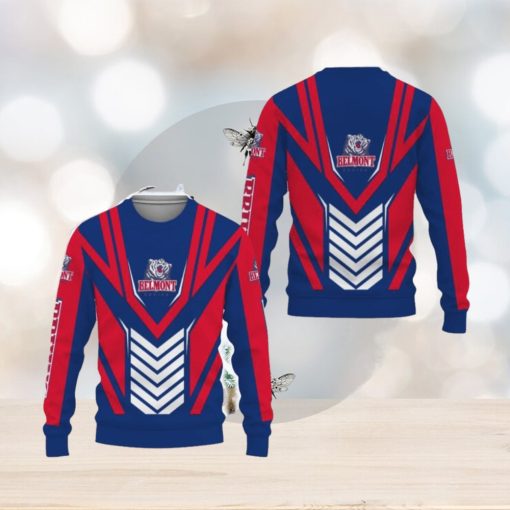 Belmont Bruins American Sports Team Ugly Christmas AOP Sweater