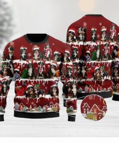 Bernese Mountain Dog Ugly Christmas Sweater For Men & Women