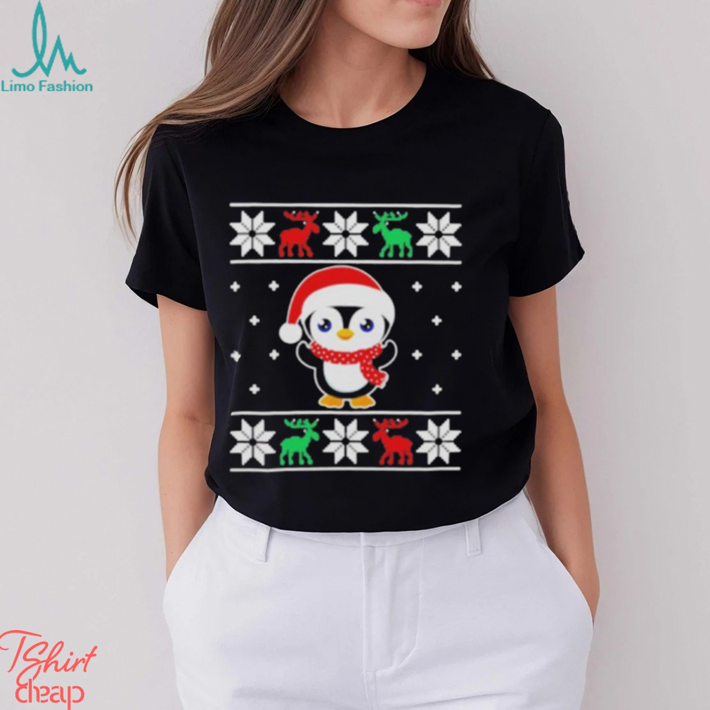 Best Funny Penguin Santa Ugly Christmas Shirt Best Funny Penguin Santa Ugly Christmas Shirt