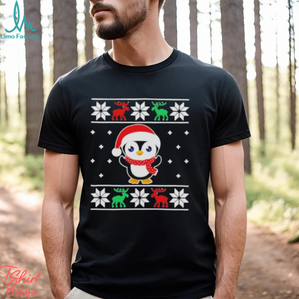 Best Funny Penguin Santa Ugly Christmas Shirt Best Funny Penguin Santa Ugly Christmas Shirt