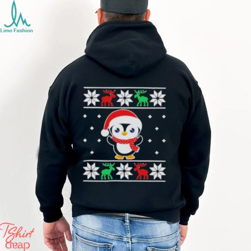Best Funny Penguin Santa Ugly Christmas Shirt