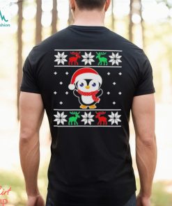 Best Funny Penguin Santa Ugly Christmas Shirt