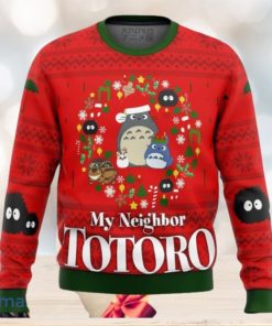 Best Neighbor Totoro Ugly Sweater Christmas Style Gift For Men And Women