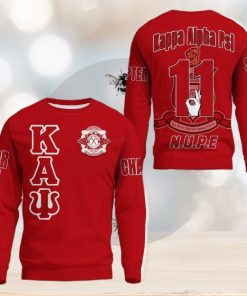 Beta Psi Chapter Red 3D Sweater Community Personalized Logo For Men And Women Gift Christmas