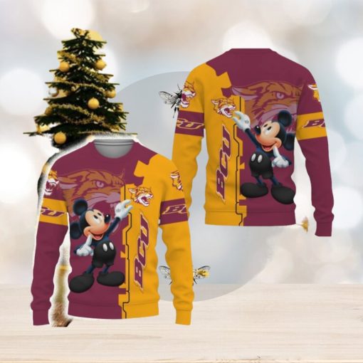 Bethune_ _Cookman Wildcats Mickey Mouse Champions Football Funny 3D Sweater For Men And Women Gift Christmas