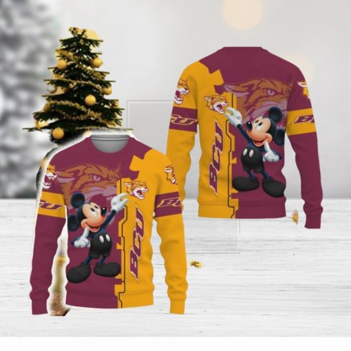 Bethune_ _Cookman Wildcats Mickey Mouse Champions Football Funny 3D Sweater For Men And Women Gift Christmas