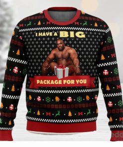 Big Package Barry Wood Meme 3D Ugly Christmas Sweater Unisex Christmas Sweater For Men And Women