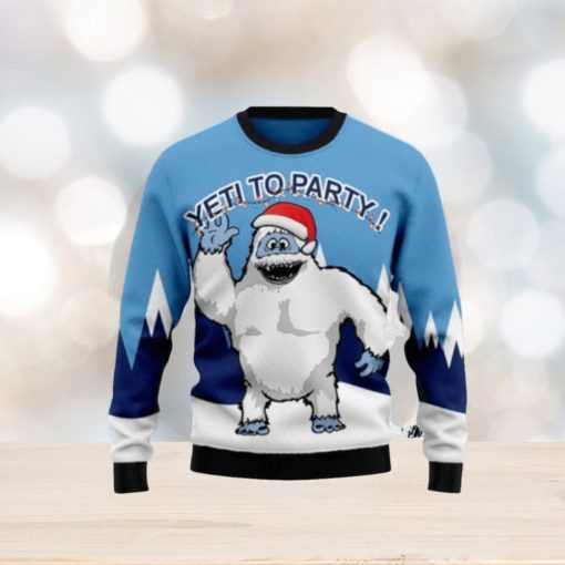 Bigfoot Party Ugly Christmas Sweaters 3D