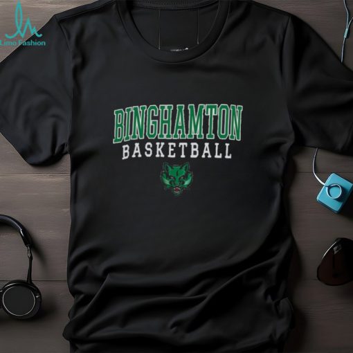 Binghamton Bearcats Champion Icon Logo Basketball Jersey T Shirt