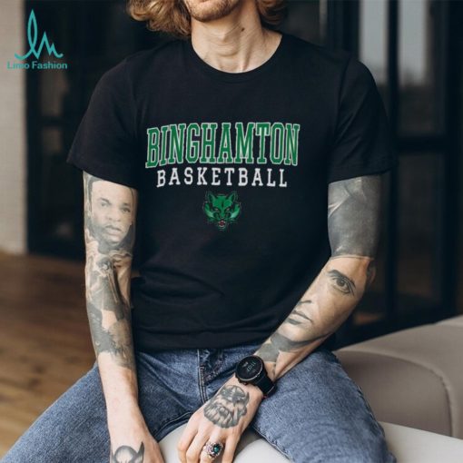 Binghamton Bearcats Champion Icon Logo Basketball Jersey T Shirt