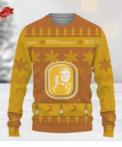 Bitburger Beers Merry Christmas Gift Fan Knitted Xmas Sweater Gift Holidays