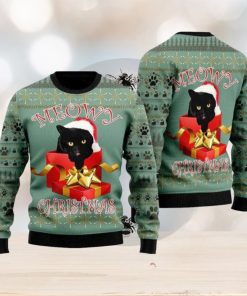 Black Cat Gift Ugly Christmas Sweater Funny Gift For Men And Women Family Holidays