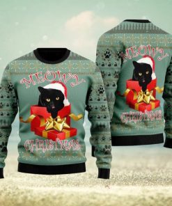 Black Cat Gift Ugly Christmas Sweater Funny Gift For Men And Women Family Holidays