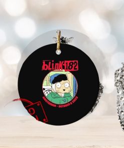 Blink 182 Amsterdam Oct 8 2023 Ornament Custom Name