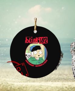 Blink 182 Amsterdam Oct 8 2023 Ornament Custom Name