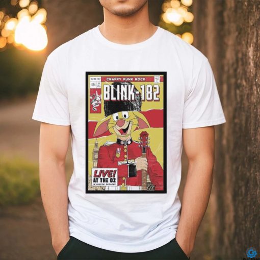 Blink 182 London The O2, 12 Oct 2023 Poster Shirt