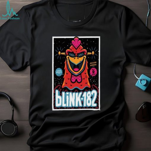 Blink‐182 Concert Tour Accor Arena, Paris October 9, 2023 Poster Shirt