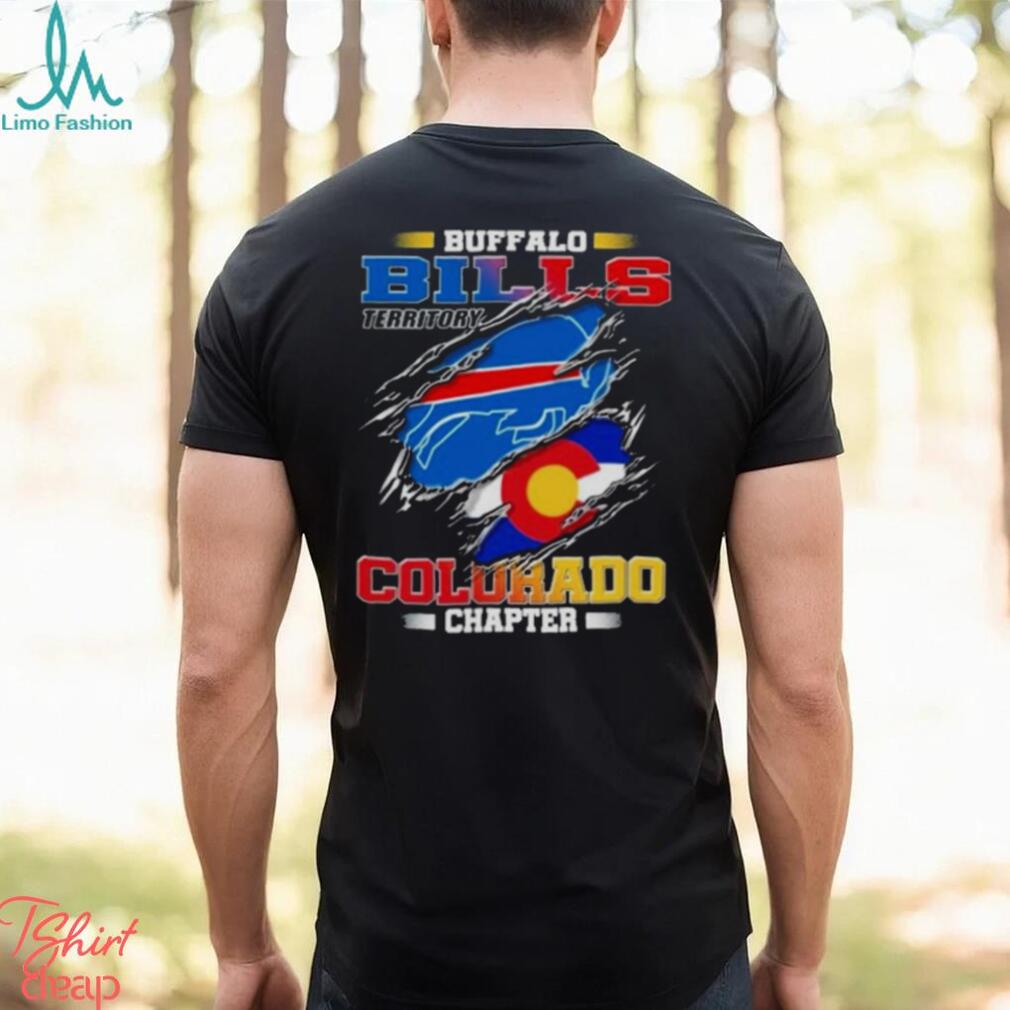 Blood Inside Buffalo Bills Territory Colorado Chapter T Shirt Blood Inside Buffalo Bills Territory Colorado Chapter T Shirt