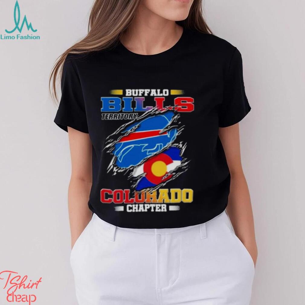 Blood Inside Buffalo Bills Territory Colorado Chapter T Shirt Blood Inside Buffalo Bills Territory Colorado Chapter T Shirt