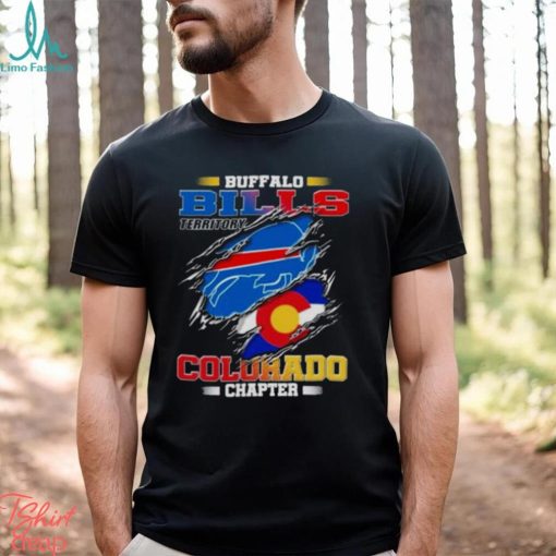 Blood Inside Buffalo Bills Territory Colorado Chapter T Shirt