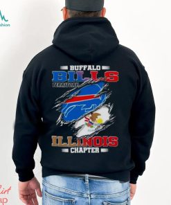 Blood Inside Buffalo Bills Territory Illinois Chapter T Shirt