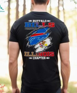 Blood Inside Buffalo Bills Territory Illinois Chapter T Shirt