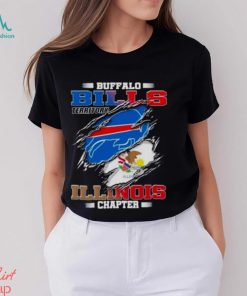 Blood Inside Buffalo Bills Territory Illinois Chapter T Shirt