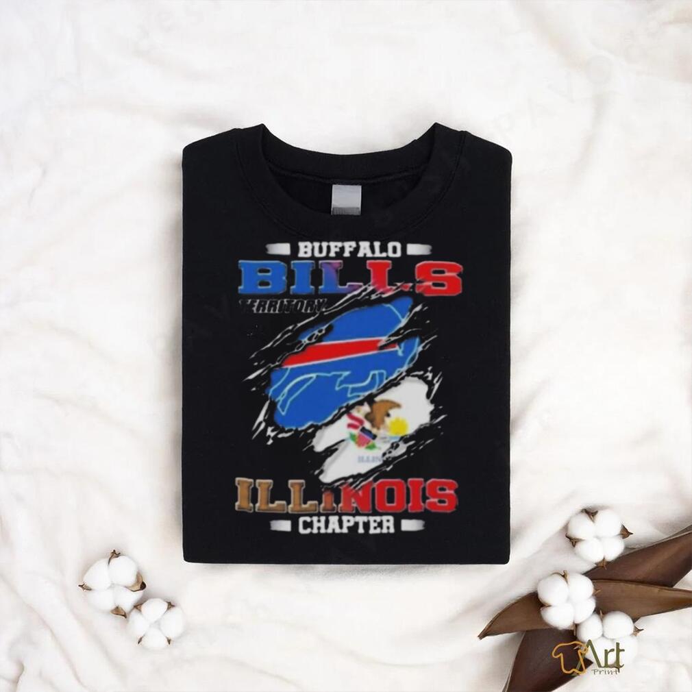 Blood Inside Buffalo Bills Territory Illinois Chapter T shirt Blood Inside Buffalo Bills Territory Illinois Chapter T shirt