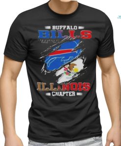 Blood Inside Buffalo Bills Territory Illinois Chapter T shirt