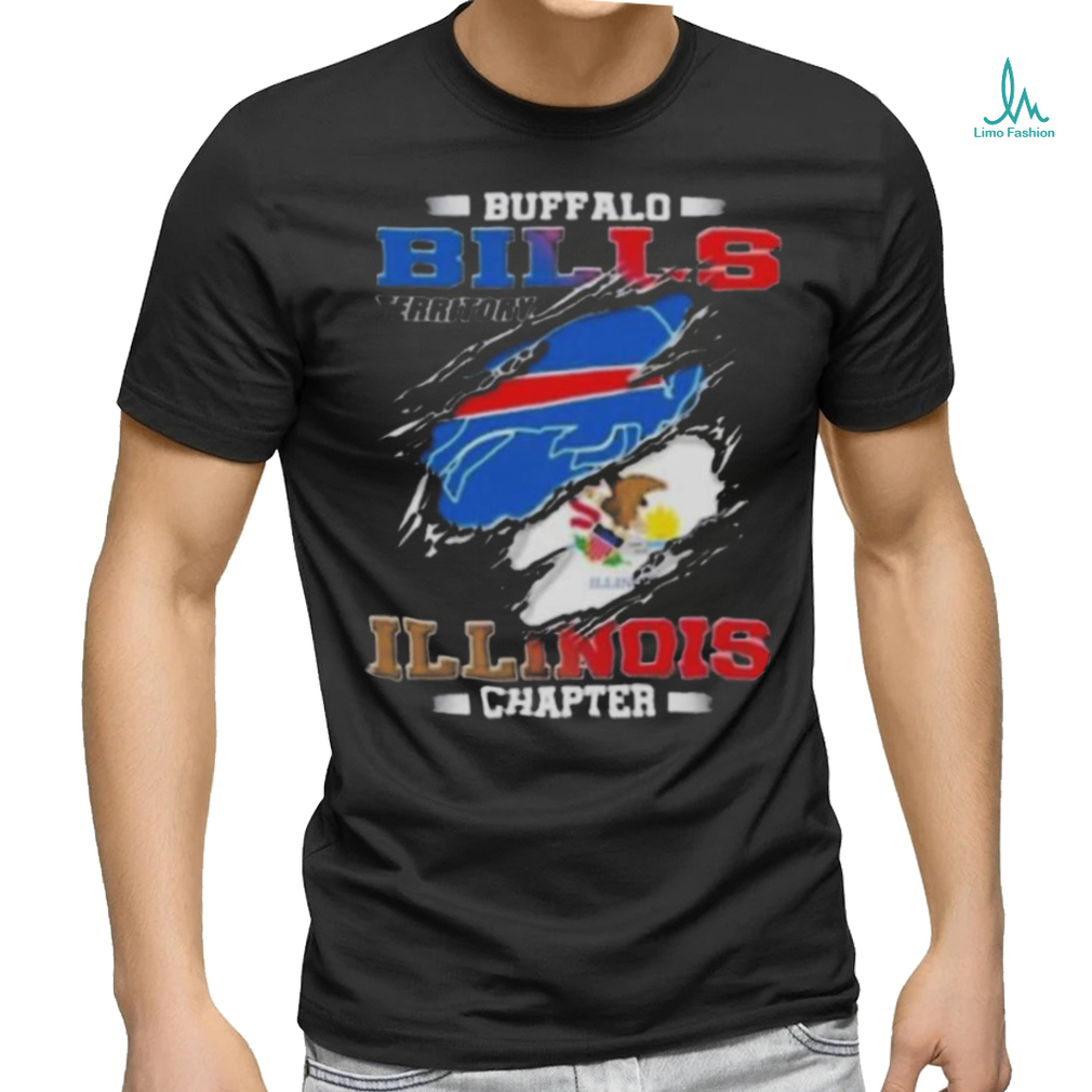 Blood Inside Buffalo Bills Territory Illinois Chapter T shirt Blood Inside Buffalo Bills Territory Illinois Chapter T shirt