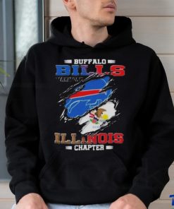 Blood Inside Buffalo Bills Territory Illinois Chapter T shirt